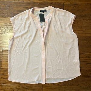 Eloquii Soft Pink Button-Up Shirt